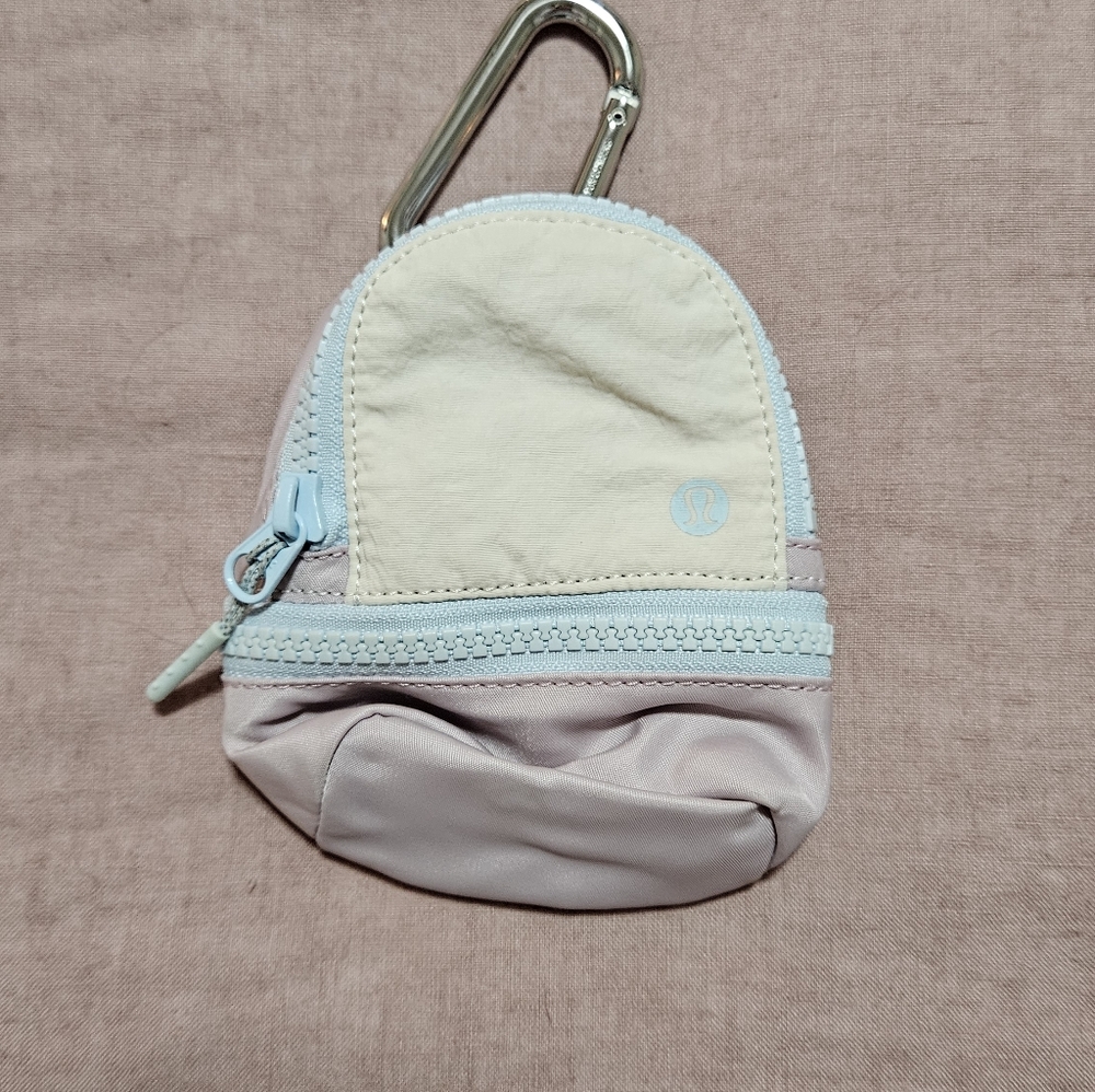 lululemon athletica Mini Bag - Cream and Light Blue